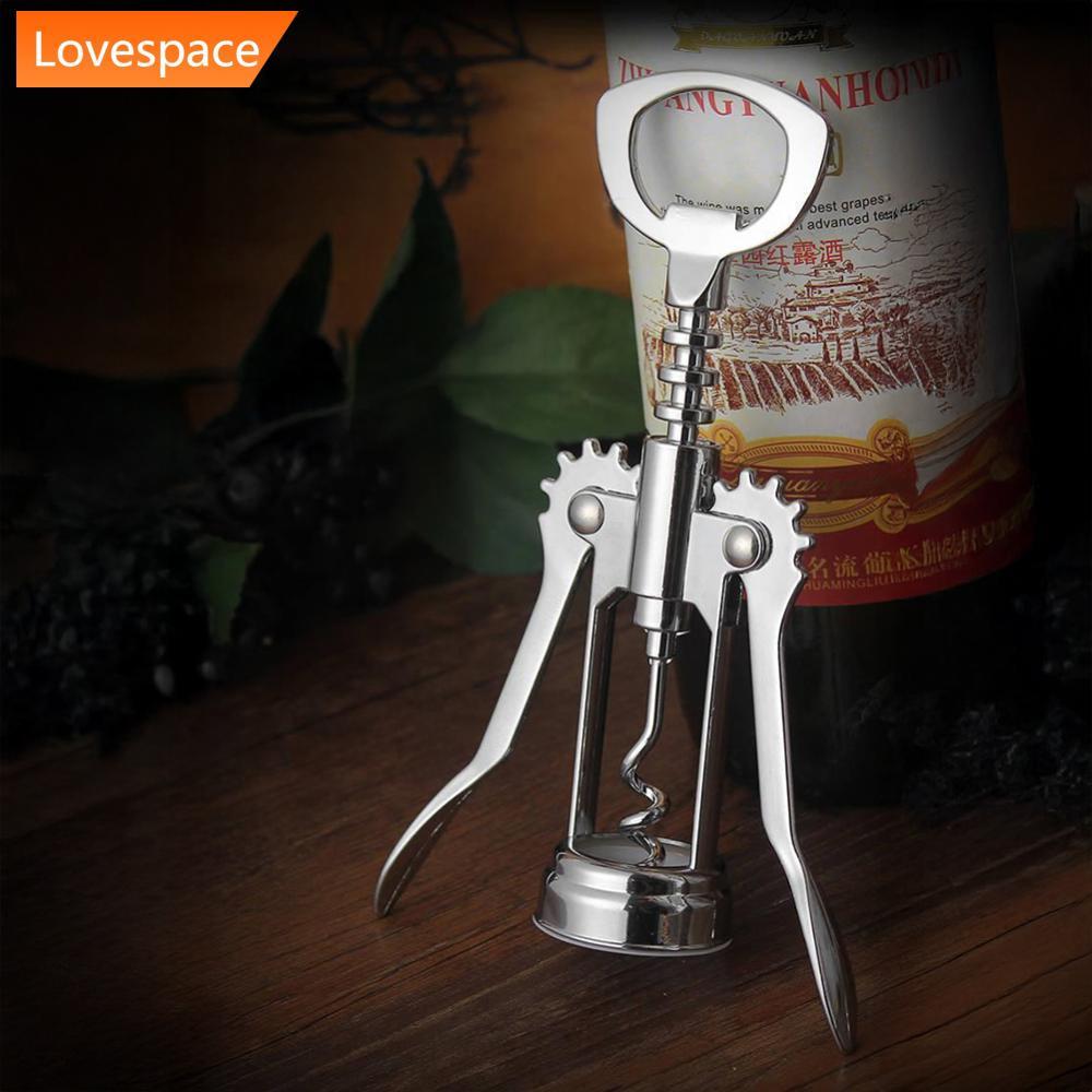 LS-STORE Abridor De Garrafas De Vinho Portátil Resistente Multifuncional Extrator De Cortiça Saca-Rolhas De Cerveja Ferr