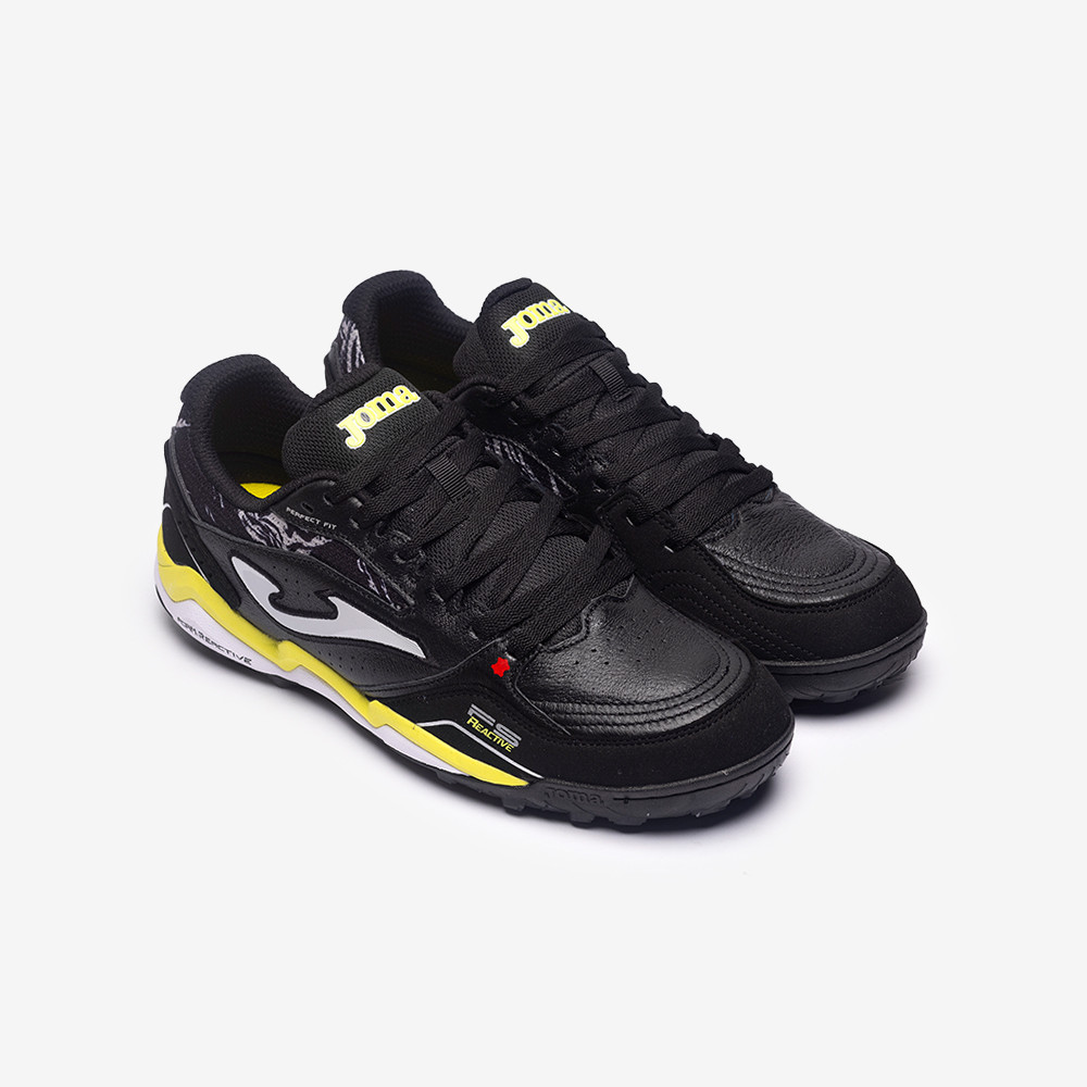 Chuteira de Society Joma Fs Reactive Masculino Preto e Verde · foto 2