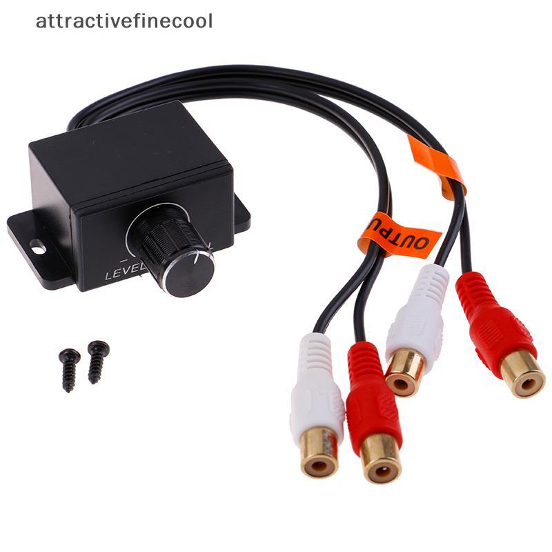 Amplificador De Áudio Doméstico Para Carro Baixo RCA Botão De Controle De Volume De Nível De Ganho