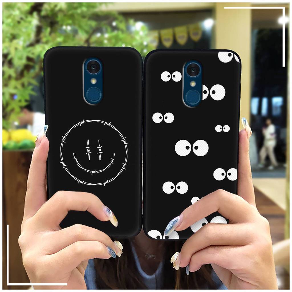 Capa De Telefone TPU De Desenho Animado Para LG Q7/Q7 +/Q7A/Style L-03K-JP Traseira De Silicone À Prova D'água Fofa Desi