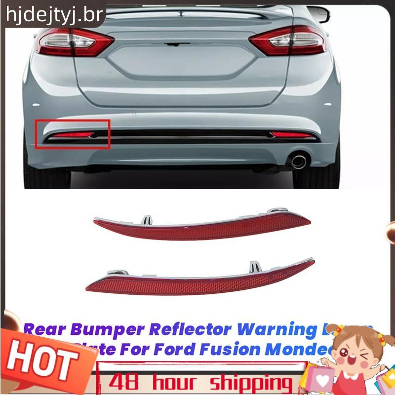 1 Par De Luz Refletora Do Para-Choque Traseiro Guarnição DS73-515C0-AD 515B0 Fusion Mondeo 2013-2019 Placa De Lâmpada De