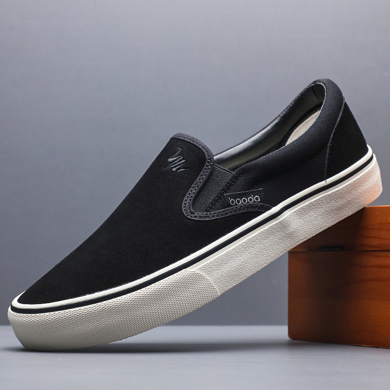 2026 novo estilo primavera outono sapatos masculinos sapatos de lona sapatos casuais da moda velho pequim sapatos de pan