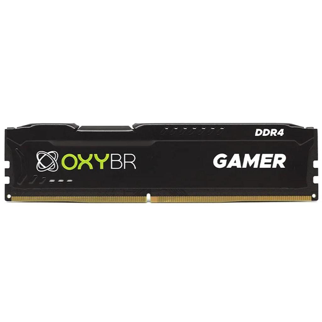 Memória DDR4 OxyBR Gamer, 8GB, 3200MHz, Preta