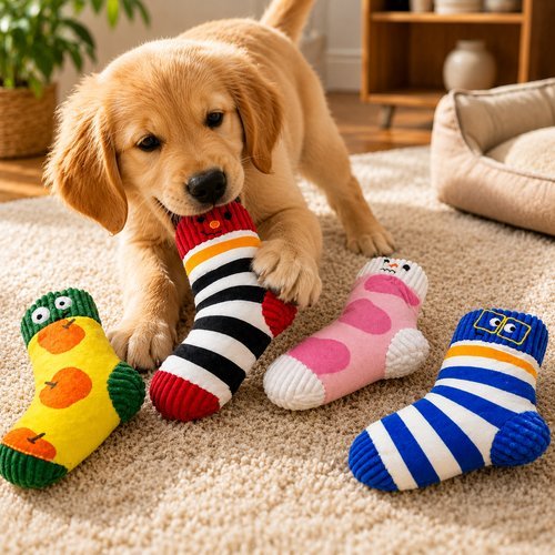 Brinquedo Pet Pelúcia Macia Apito Sonoro 22cm Diversao Cães Gatos