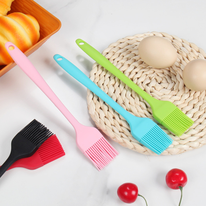 Pincel de silicone, pincel de silicone integrado para churrasco, pincel de silicone, utensílio de cozimento, pin