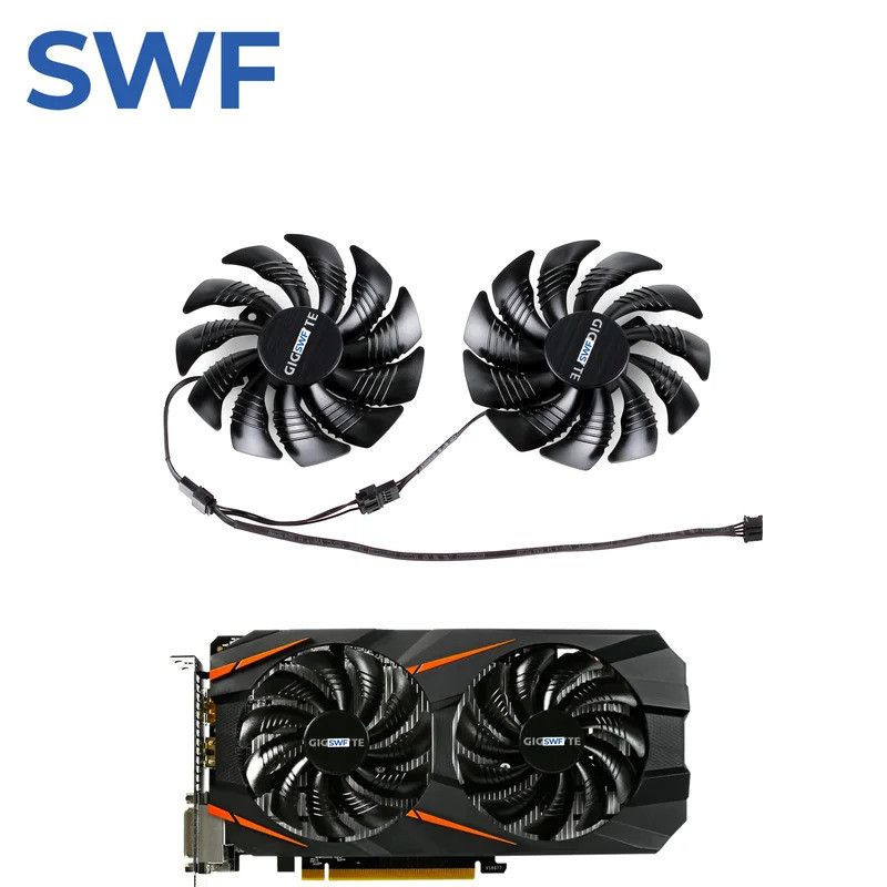 * 88MM PLD09210S12HH GTX 1060 Ventilador De Resfriamento Para Gigabyte 1060 1070 1050Ti 960 RX 570 470 Refrigerador De P