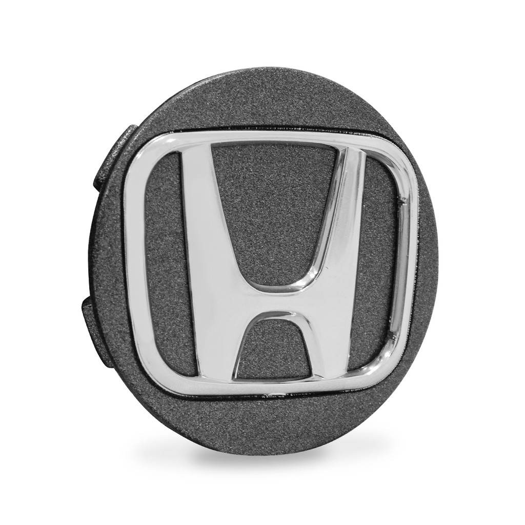 Calota Calotinha Centro Miolo Meio Roda Esportiva Krmai 55mm Grafite Com Logo Cromado