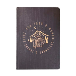Livro Bloco de Anotações Ide Para Todo Mundo | Capa Brochura