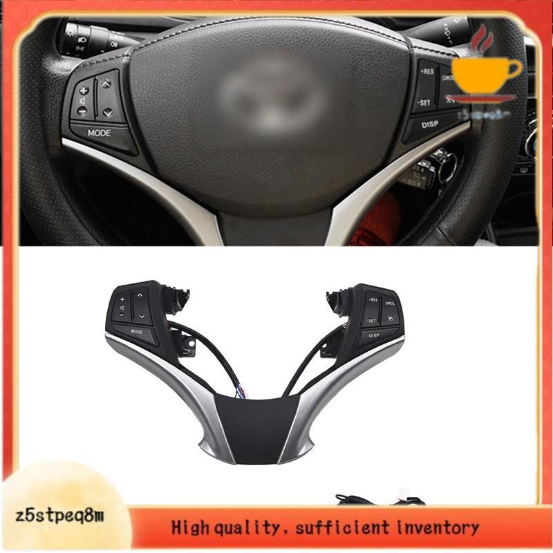 Botão De Áudio Multimídia Do Volante Interruptor De Controle De Cruzeiro Para Vios 2013-2016 84250-0D120 Com Chicote De
