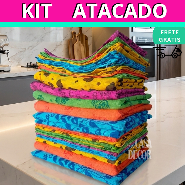 kit pano prato colorido alegre e divertido atacado