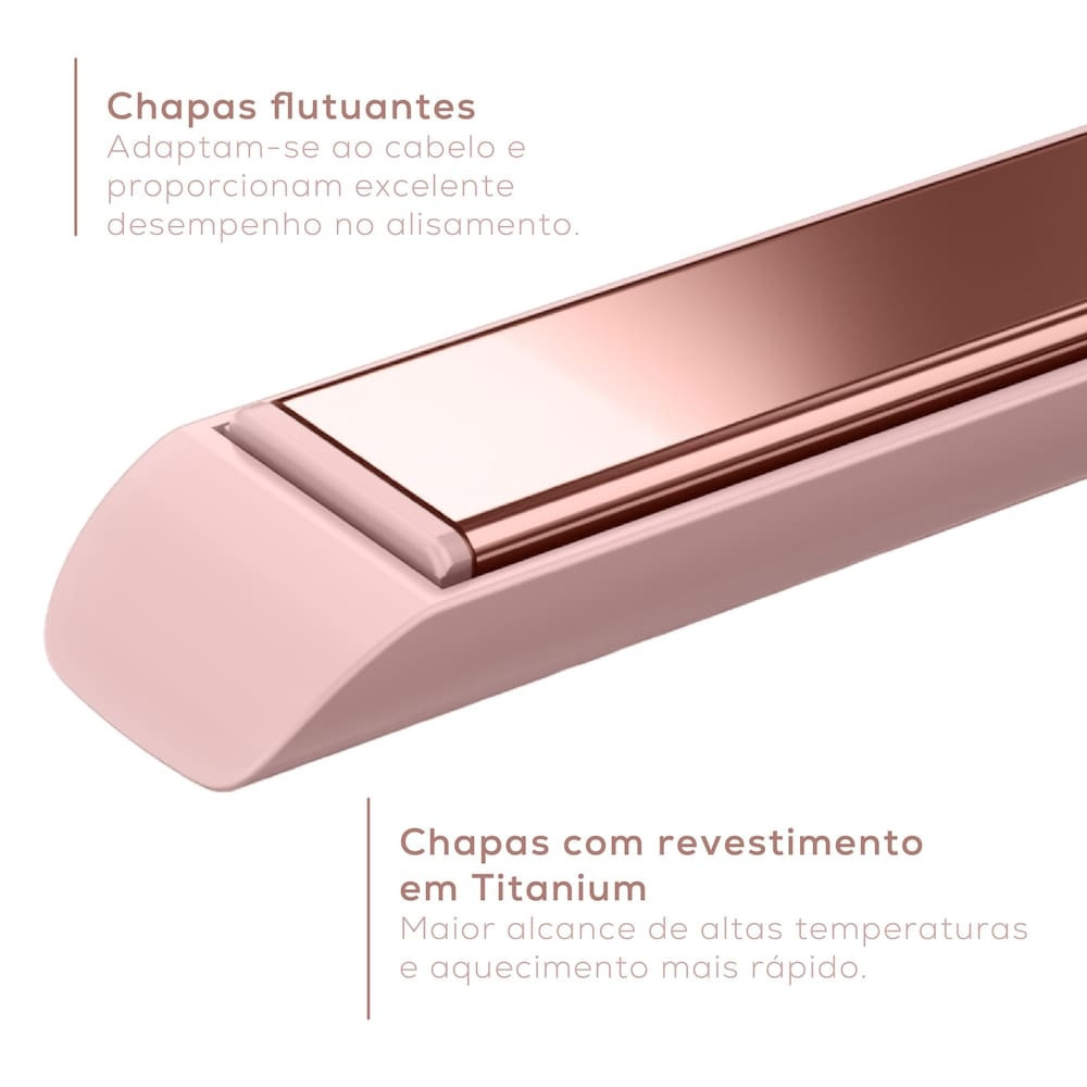 Chapinha | Prancha BPR04 Linha Viih Tube Titanium 230 Graus C Britânia — imagem 2 de 2