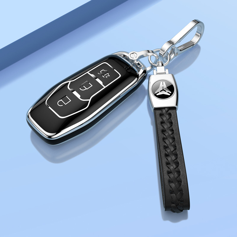 Adequado para Ford chave capa Mondeo Taurus Mustang afiado mundo raposa tolos caso protetor chave do carro