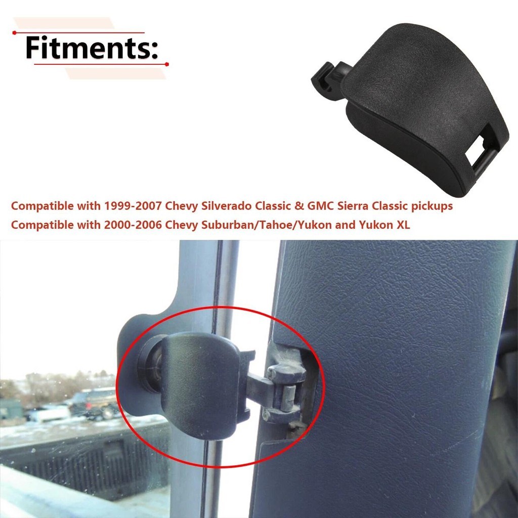 Trava De Ventilação Da Janela Porta Traseira De Vidro Lateral Para 1999-2007 Chevy Silverado/2000-2006 Suburban/Tahoe/Yu