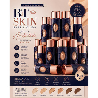 Base Líquida BT Skin Bruna Tavares Acabamento Aveludado 40ml