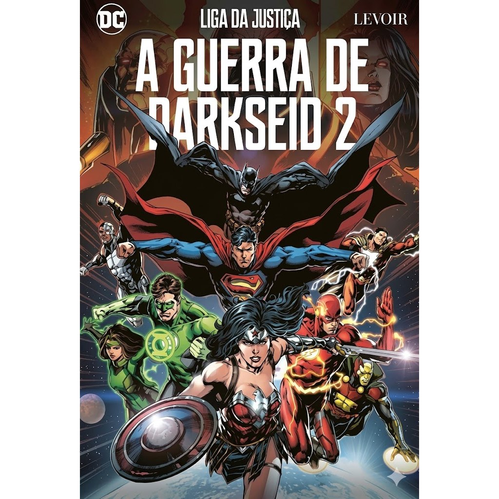 HQ A Guerra de Darkseid II Liga da Justiça por Geoff Johns e Jason Fabok - Capa Dura