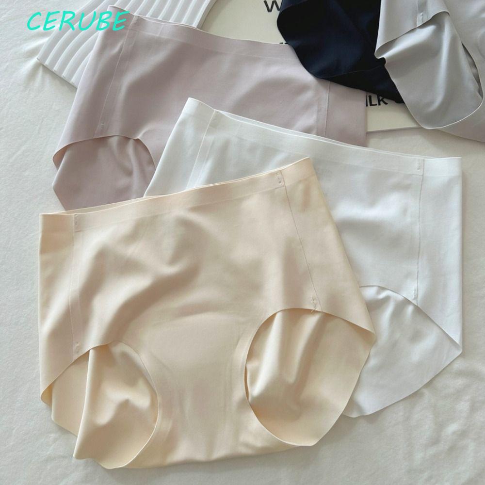 Roupa Íntima Invisível CERUBE Fitness , Cuecas Anti-Constrangimento Sem Costura De Seda Gelada