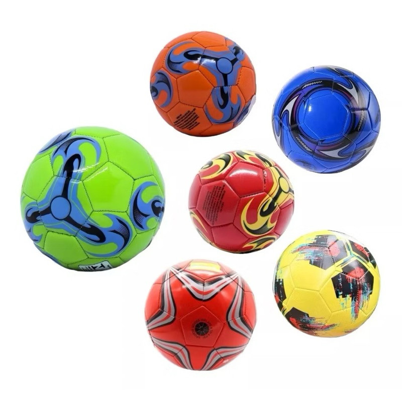 Bola de Futebol N°2 Pvc Sintético Bola Pequena Leve e Durável para Treinos e Diversão