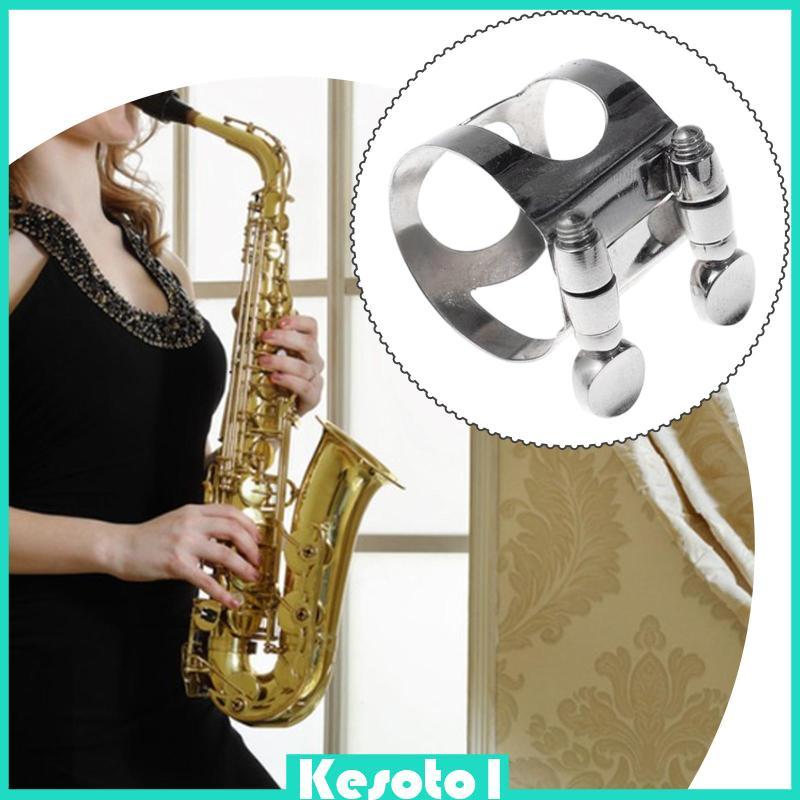 [Brkesoto1] Ligadura De Clarinete ABS Fixação Bocal Clipe Luz Suporte De Instrumento Musical Compacto Para De Alto Sax