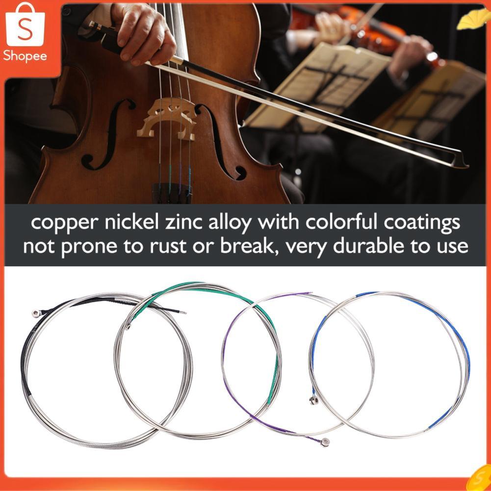 audiohome01.br Peça de reposição de cordas de violoncelo de cobre e liga de zinco Mingzhe para 3/4 4/4