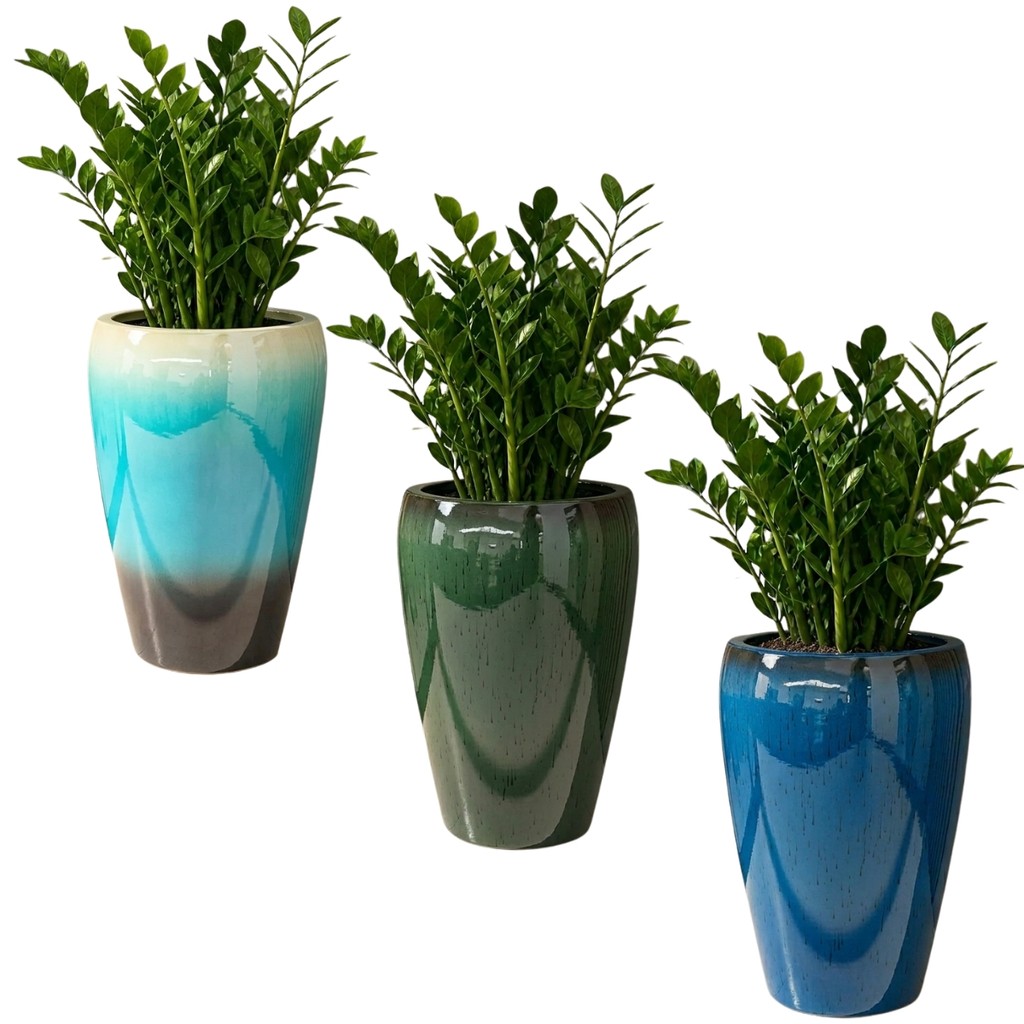 Vaso De Plantas Moderno Resina Grande Vietnamita Para Decoração - Castela