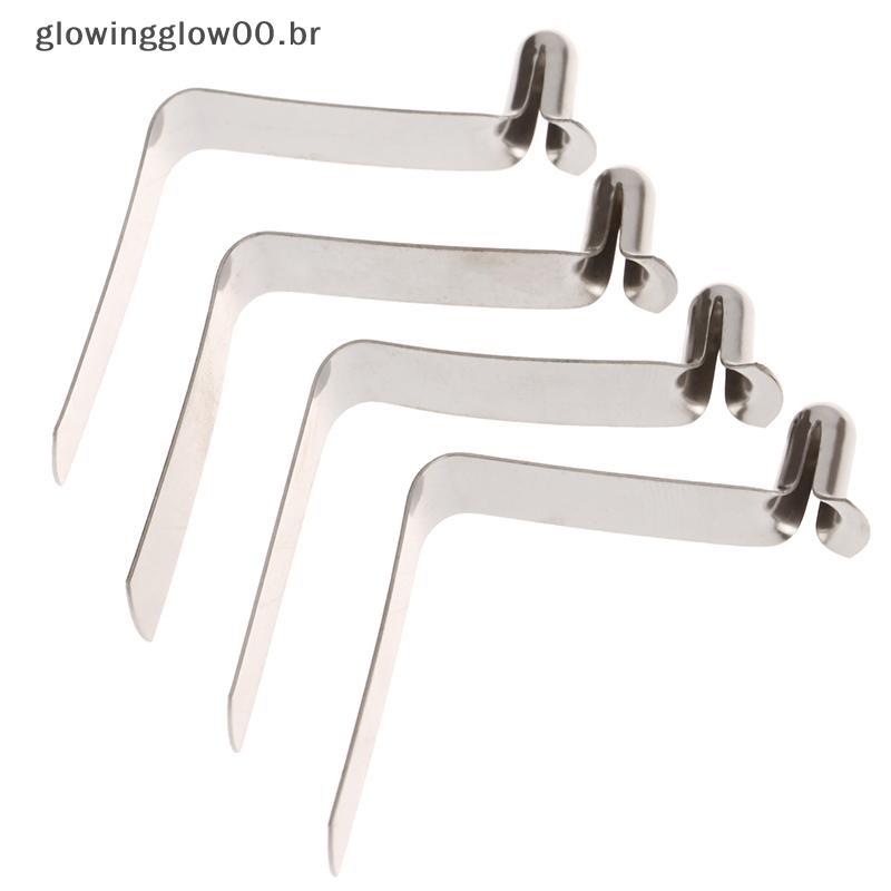 glowingglow 10 Peças Clipes De Mola 6mm Clipe De Pino De Tubo De Travamento Para Poste De Barraca Caiaque Paddle Camping