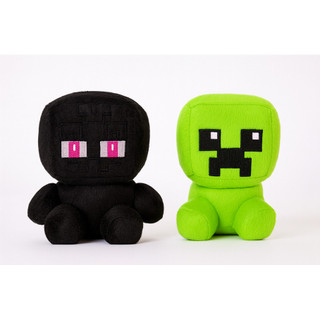 Pelúcia Gamer Monstrinho Verde ou Preto 20 cm Bordado