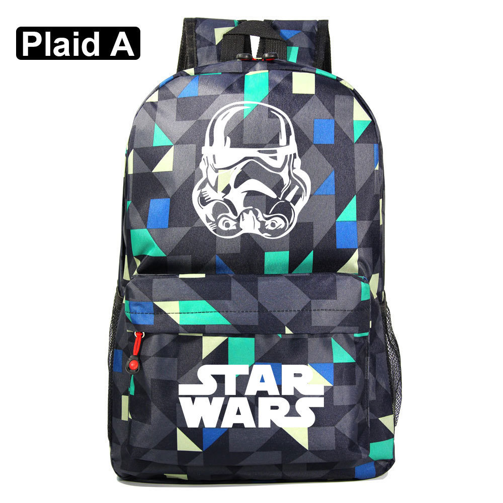 Produto popular de comércio exterior: Mochila Star Wars Imperial Trooper para adolescentes e estudantes, mochila casual