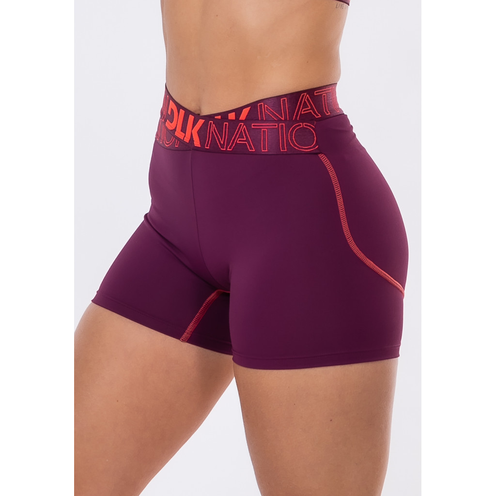 SHORT NATION COM ELÁSTICO CRUZADO DLK