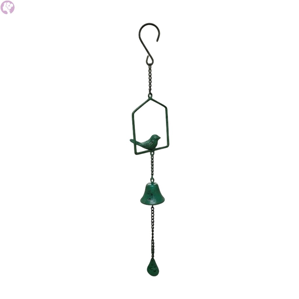 Carrilhão De Vento De Ferro Fundido Para Decoração De Jardim E Varanda Ao Ar Livre Com Material À Prova De Intempéries D