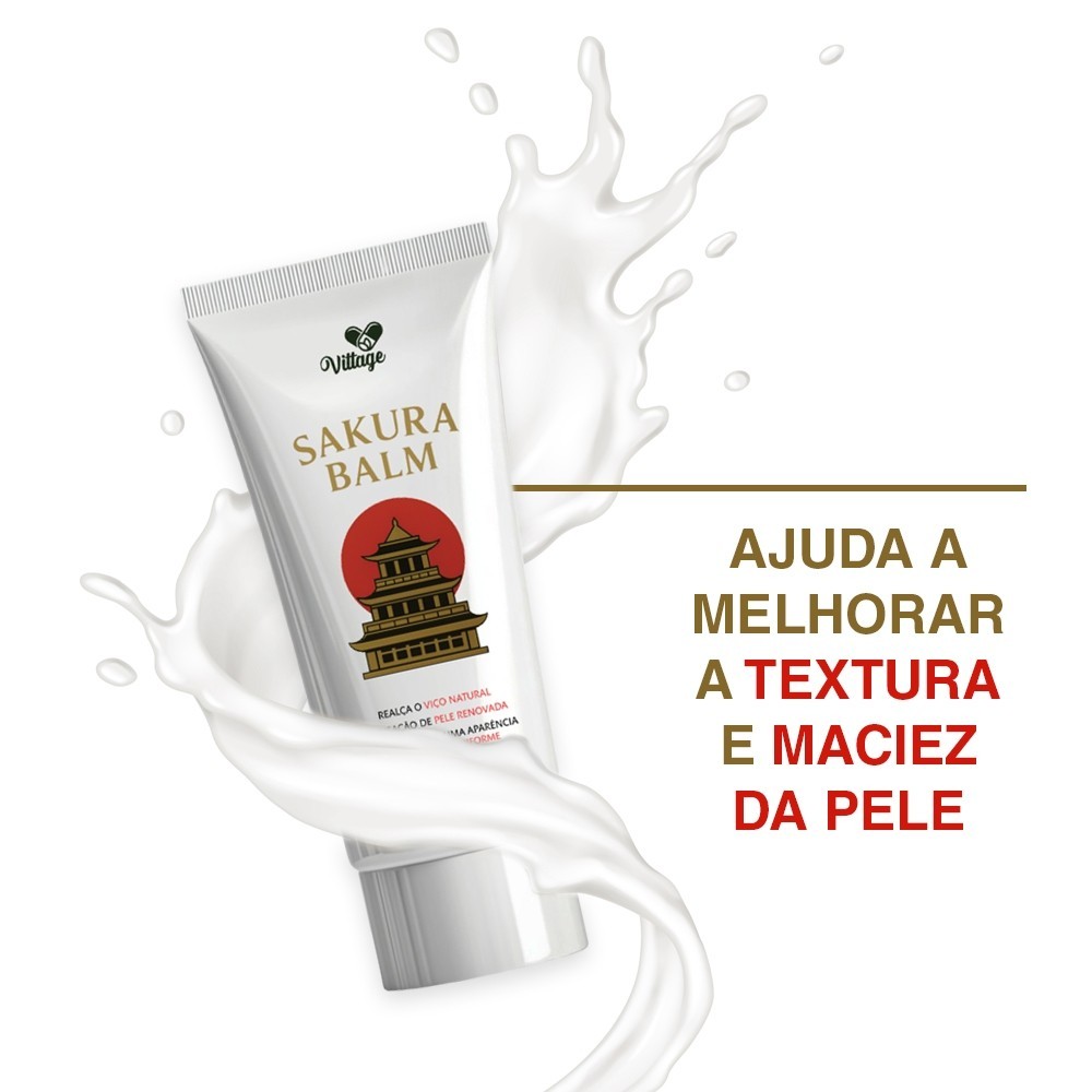 Balm Vittage Sakura | Creme Rejuvenescimento Facial