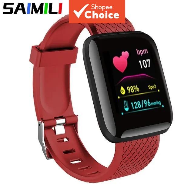 Smartwatch Relógio Inteligente Para Homens Mulheres De Pulso Bluetooth Conectar Telefone Leitor Música Fitness Esporte P