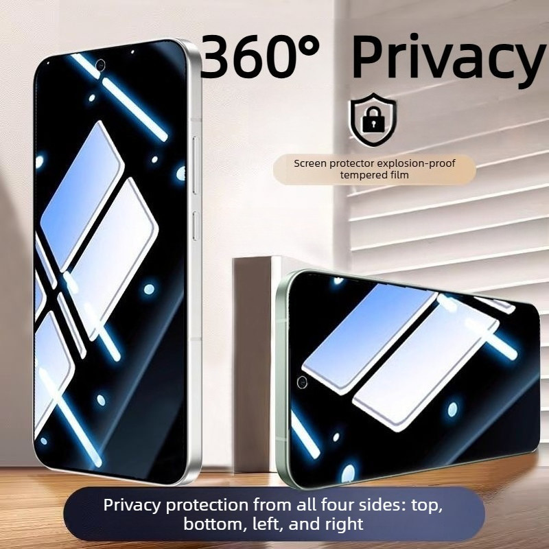 Vidro Temperado De Privacidade 360 Para Samsung Galaxy A37 M17 M07 F17 F36 M35 A