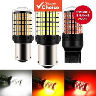 Oprah 2x 3014 144SMD Canbus LED Bulbs S25 1156 P21W BA15S, T20 7440 W21W para Sinalizador…