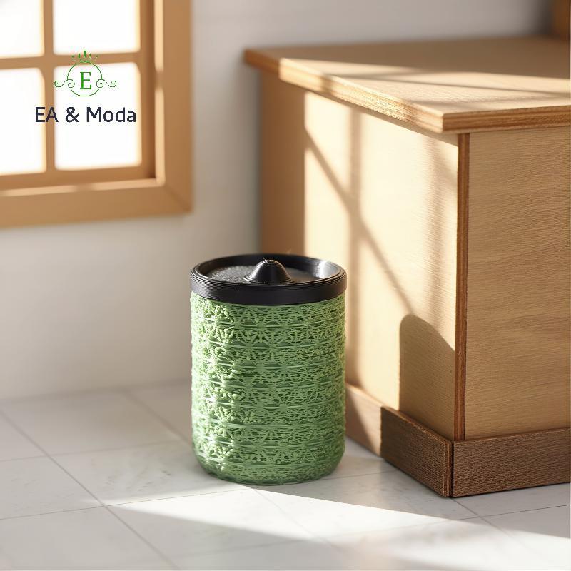 EA & Moda Dollhouse Mini Lixeira 1 12 Flip Top Modelo Realista Para Casa Cozinha Decoração De Sala De Estar Em Miniatura