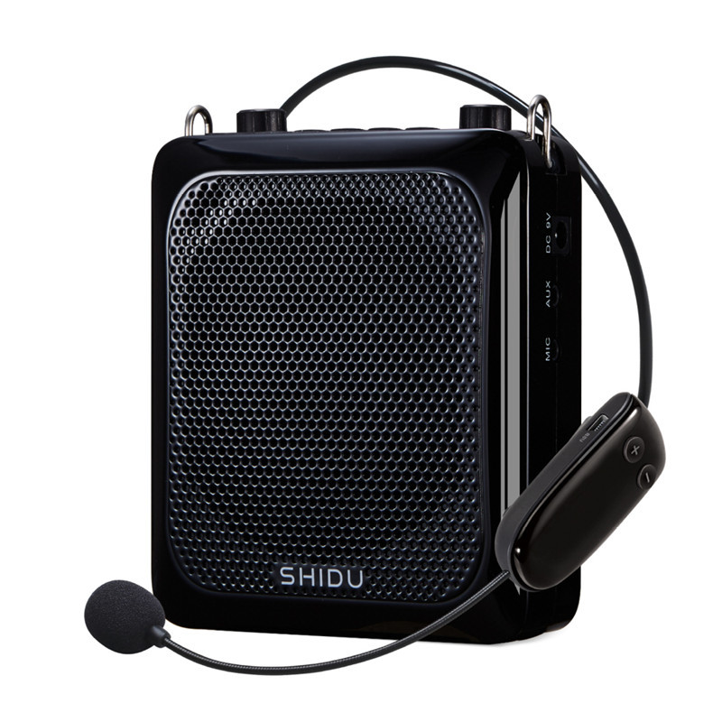 Amplificador De Voz Sem Fio Bluetooth Portátil SHIDU S28 25W Com Microfone/Para Professor UHF AUX HiFi Recording Mini Ec