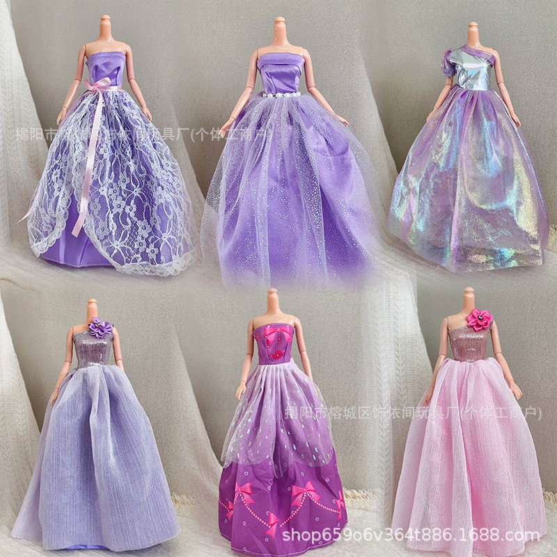 Vestido De Boneca Princesa De 30 Cm , Casamento , Menina , Brinquedo , Roupas , Presente