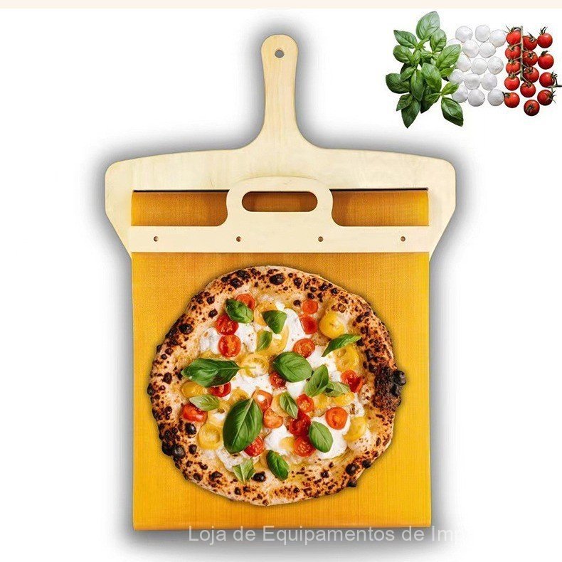 Espátula de pizza deslizante de madeira, ferramenta de confeitaria, venda por atacado de fábrica |     Espátula de pizza