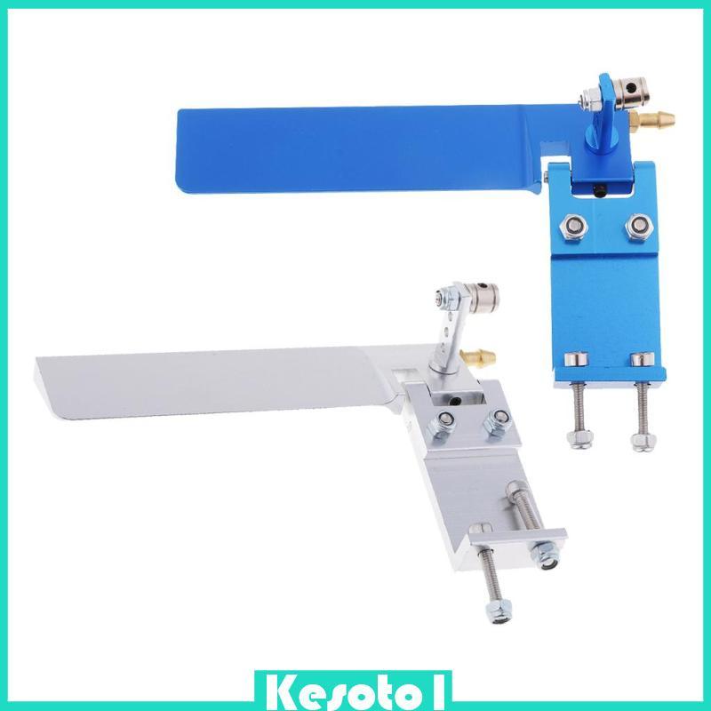 [Brkesoto1] Leme De Alumínio SiaBiced Para RC Speed Boat Ship Yacht Peças Sobressalentes Substituição Do Eixo Da Hélice