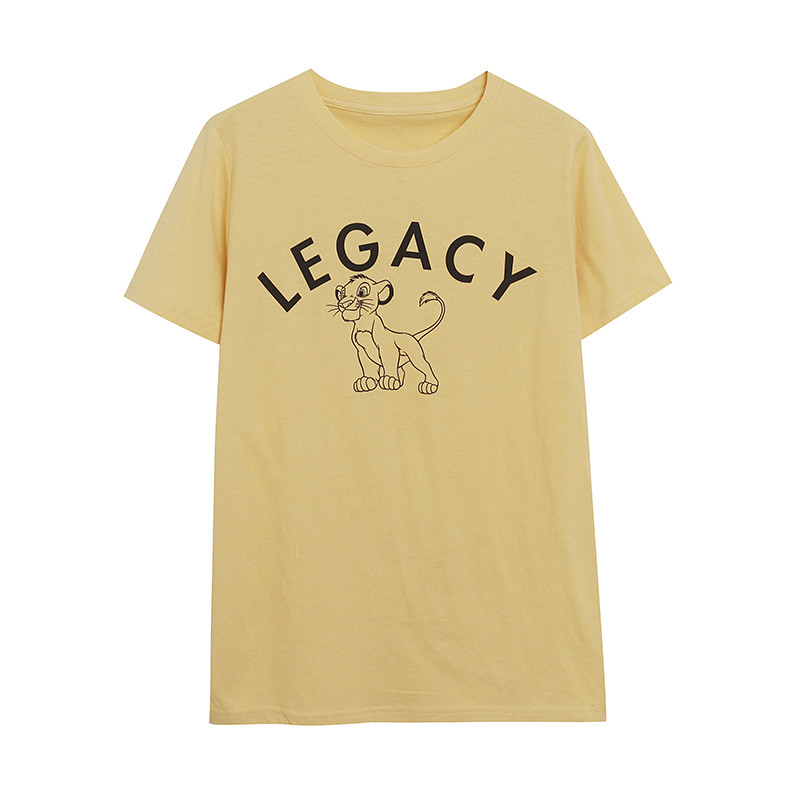 Comércio exterior masculino feminino médio grande crianças dos desenhos animados carta impressão de manga curta camiseta