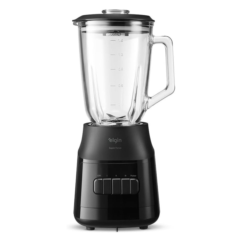 Liquidificador Super Force 1,9L Jarra Vidro 900W 220V Elgin