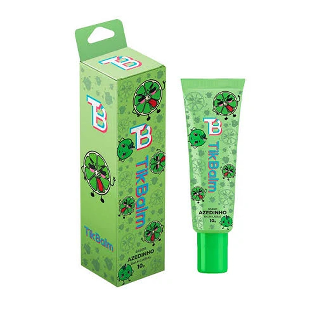 Balm Labial Azedinho com 10g Tik Balm