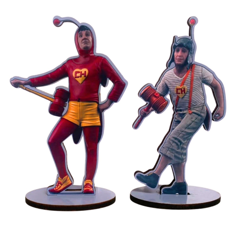 Totem\Display Chapolin colorado e chaves conjunto decoração da serie presente festa decoração de mesa e bolo aniversario