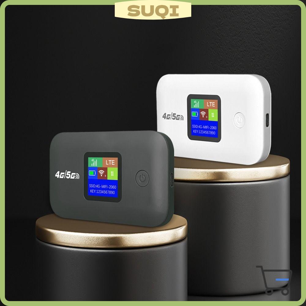 SUQI Pocket WiFi , Suporta Todos Os Cartões SIM Roteador Móvel De Sinal Forte , 4G Pequeno Portátil