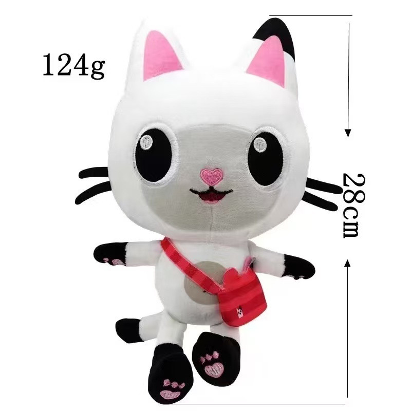Brinquedo de pelúcia importado da Gabby's Magic House - Gato Pandi Claw