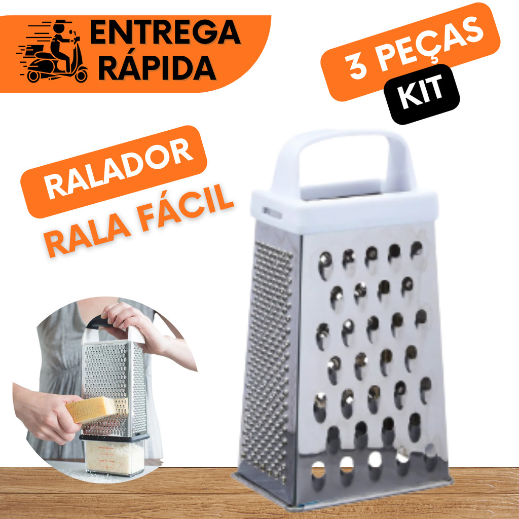 RALADOR 4 FACES RALADOR INOX COZINHA RALADOR DE QUEIJO RALADOR DE LEGUMES COZINHA RESTAURANTE