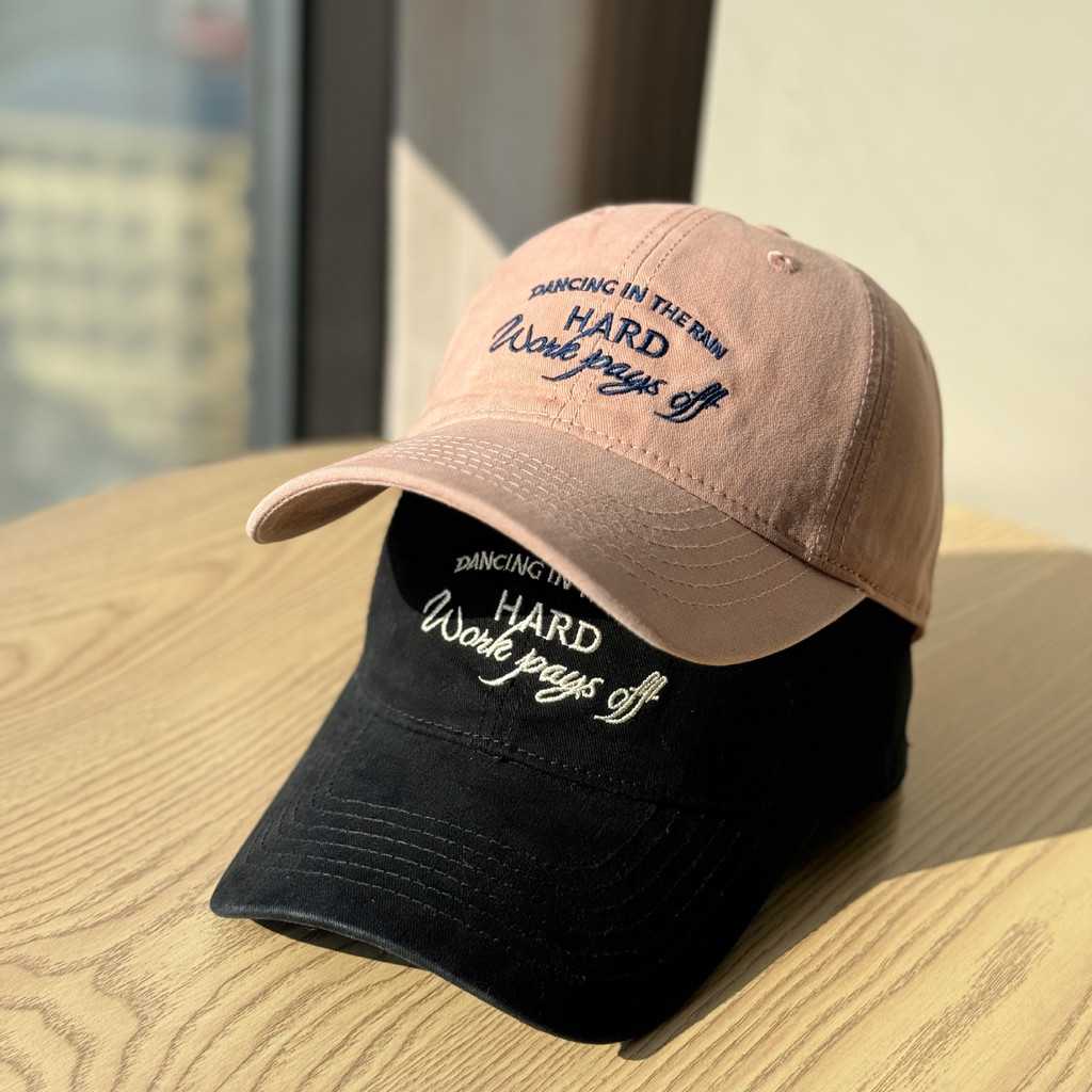 Boné De Beisebol Macio Com Letras Bordadas , Moda Primavera E Verão , Gorro Estilo Rosto Emagrecedor Para Homens , Chapé