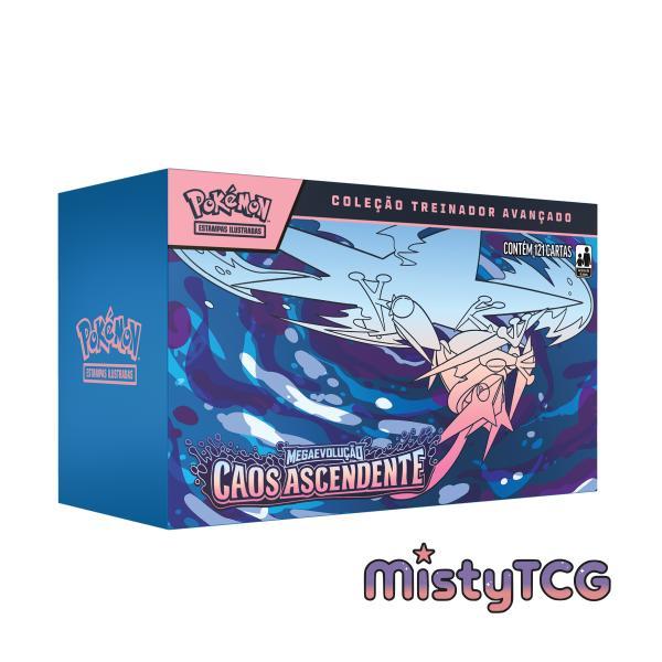 Coleção Treinador Avançado (ETB) - ME04 Caos Ascendente - Box Pokémon Card TCG ETB nova coleção Mega Greninja