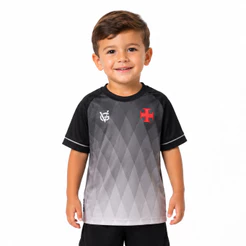Camisa Vasco Eclipse Infantil Preta