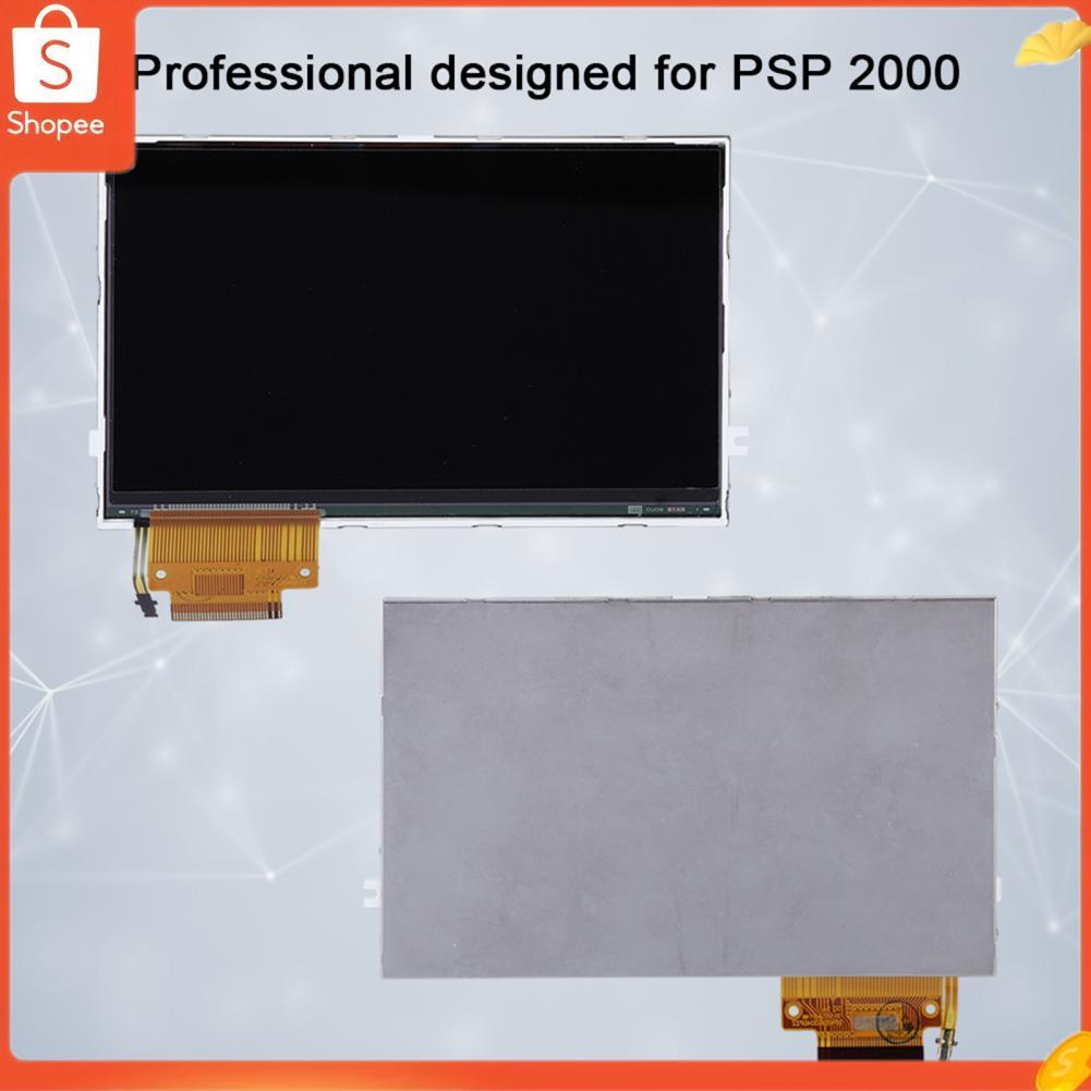 Parte da tela de exibição com luz de fundo LCD para console PSP 2000 2001 2002 2003 2004