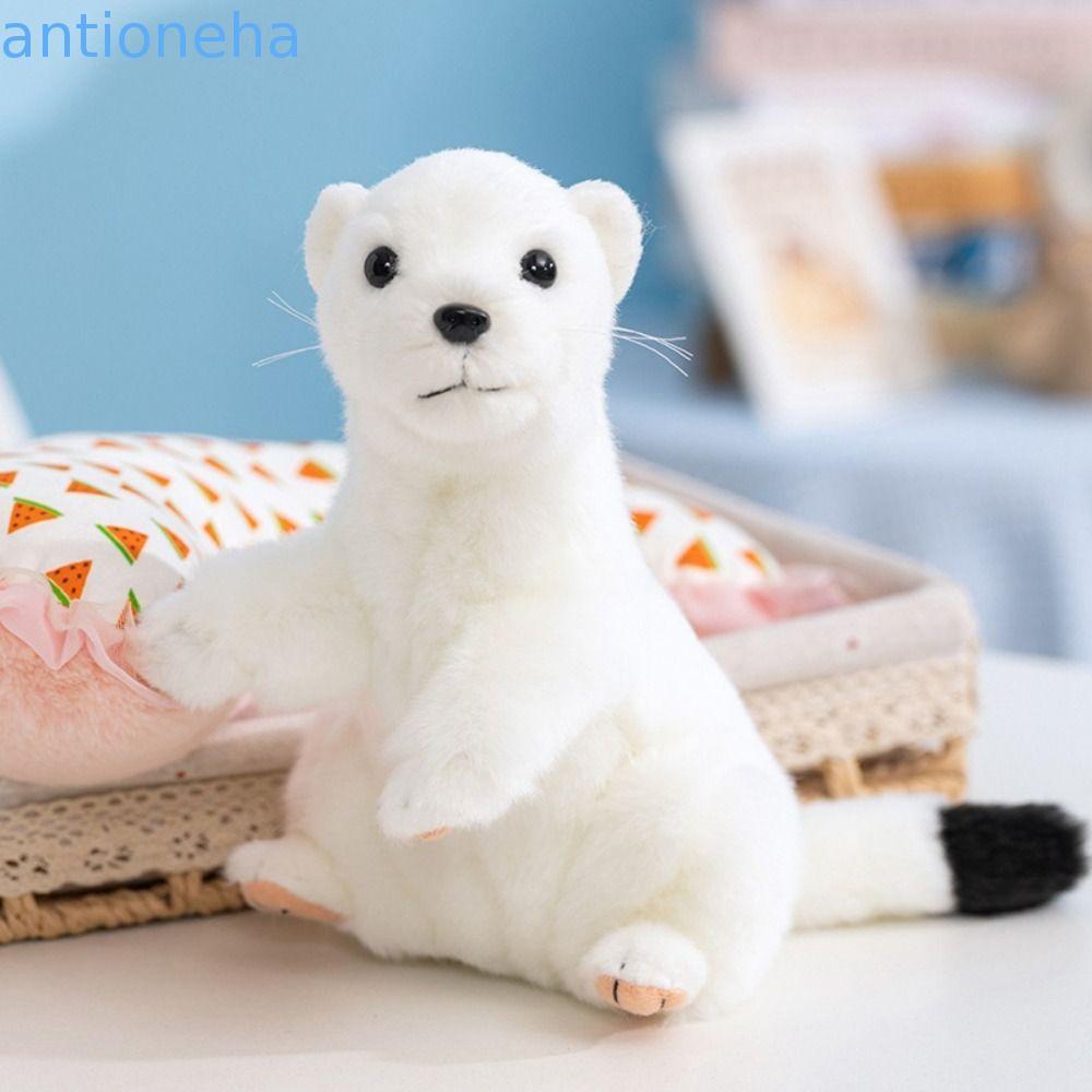 ANTIONEHA Weasel Rat Plush Toy , Adorável Desenho Animado Boneca De Pelúcia Brinquedo ,